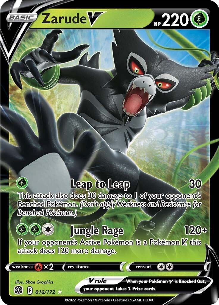 Image for Zarude V (SWSH09: Brilliant Stars) (016/172) - Pokemon