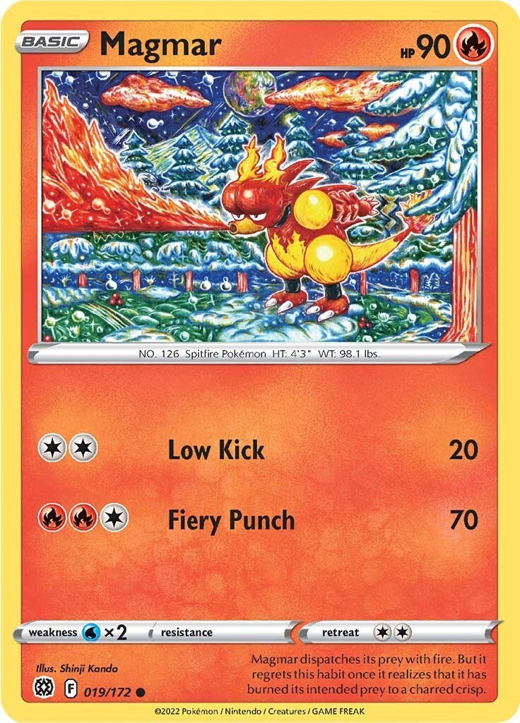 Image for Magmar (SWSH09: Brilliant Stars) (019/172) - Pokemon