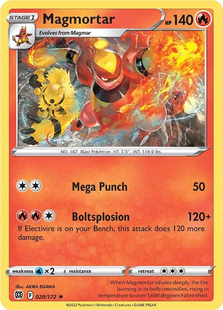 Image for Magmortar (SWSH09: Brilliant Stars) (020/172) - Pokemon