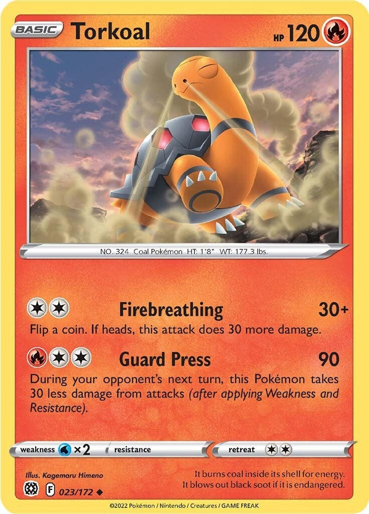 Image for Torkoal (SWSH09: Brilliant Stars) (023/172) - Pokemon