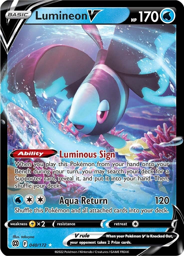 Image for Lumineon V (SWSH09: Brilliant Stars) (040/172) - Pokemon