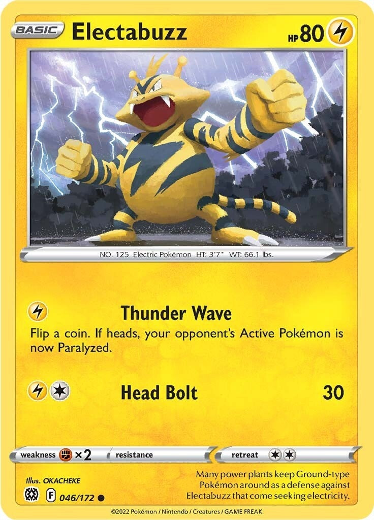 Image for Electabuzz (SWSH09: Brilliant Stars) (046/172) - Pokemon