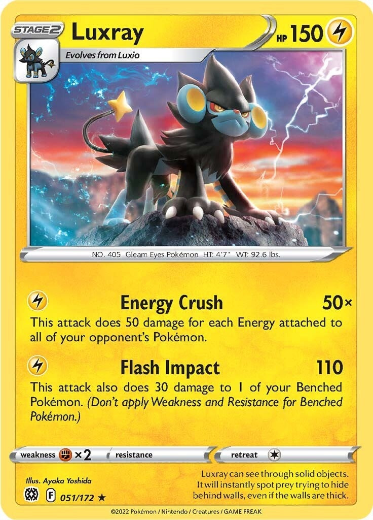 Image for Luxray (SWSH09: Brilliant Stars) (051/172) - Pokemon