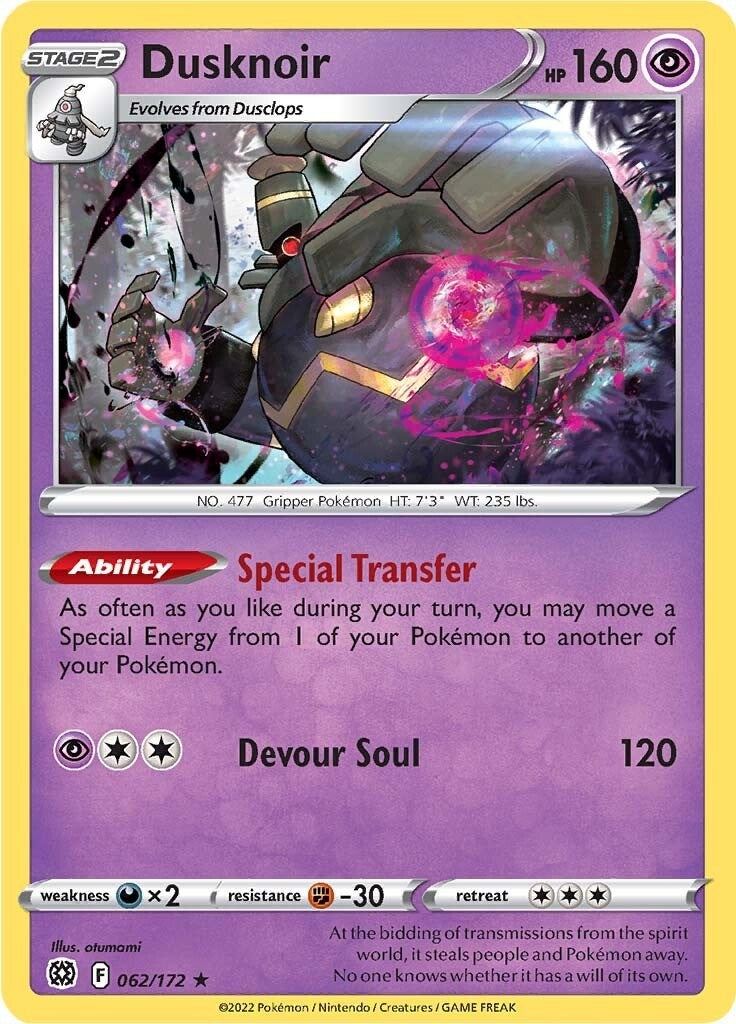 Image for Dusknoir (SWSH09: Brilliant Stars) (062/172) - Pokemon
