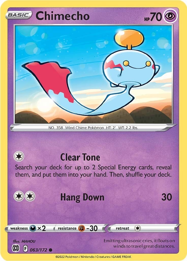 Image for Chimecho (SWSH09: Brilliant Stars) (063/172) - Pokemon