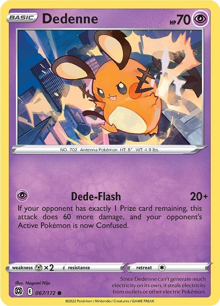 Image for Dedenne (SWSH09: Brilliant Stars) (067/172) - Pokemon