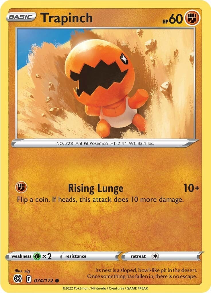 Image for Trapinch (SWSH09: Brilliant Stars) (074/172) - Pokemon