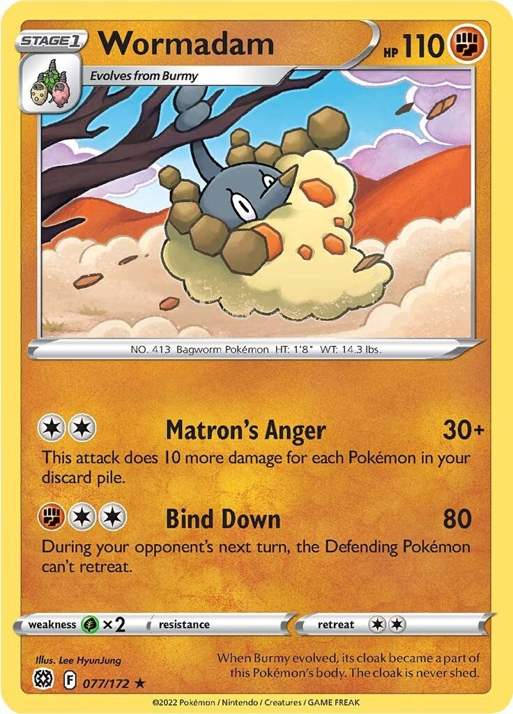 Image for Wormadam (77) (SWSH09: Brilliant Stars) (077/172) - Pokemon
