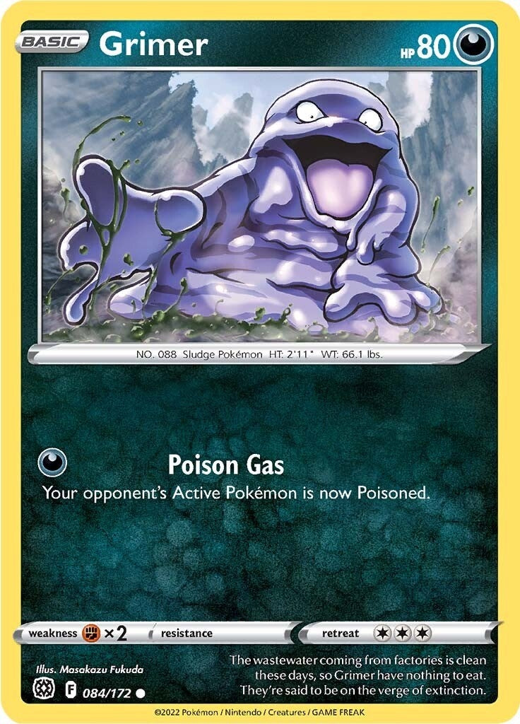 Image for Grimer (SWSH09: Brilliant Stars) (084/172) - Pokemon
