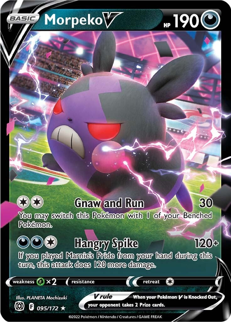Image for Morpeko V (SWSH09: Brilliant Stars) (095/172) - Pokemon
