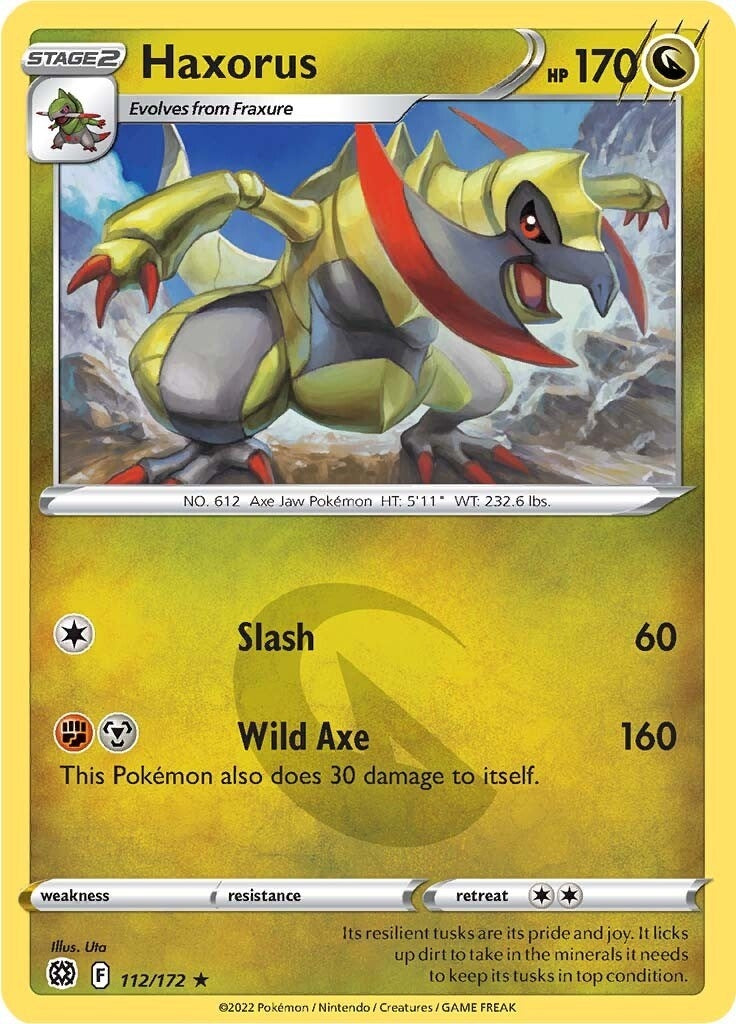 Image for Haxorus (SWSH09: Brilliant Stars) (112/172) - Pokemon