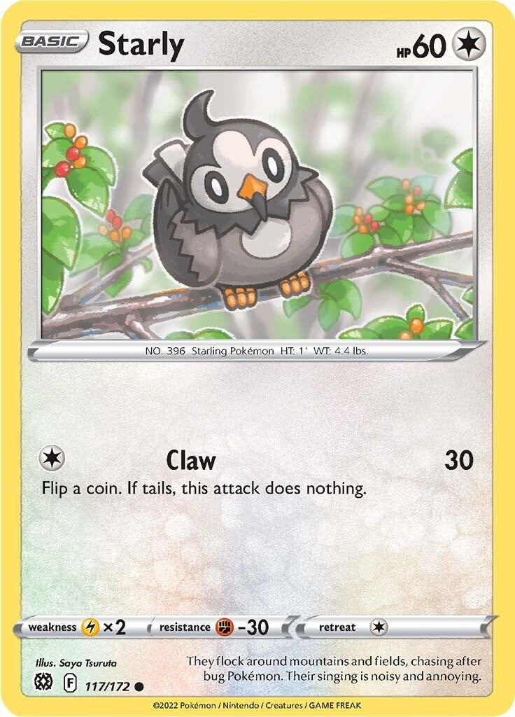 Image for Starly (SWSH09: Brilliant Stars) (117/172) - Pokemon