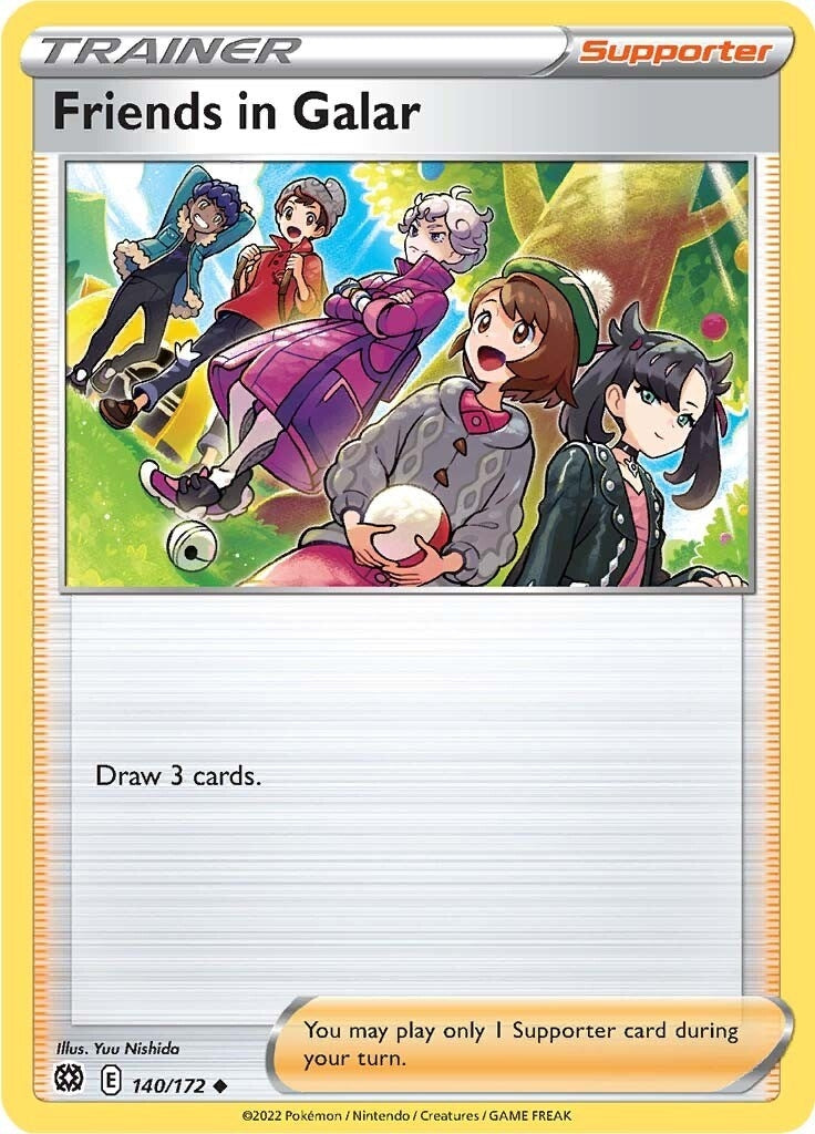 Image for Friends in Galar (SWSH09: Brilliant Stars) (140/172) - Pokemon