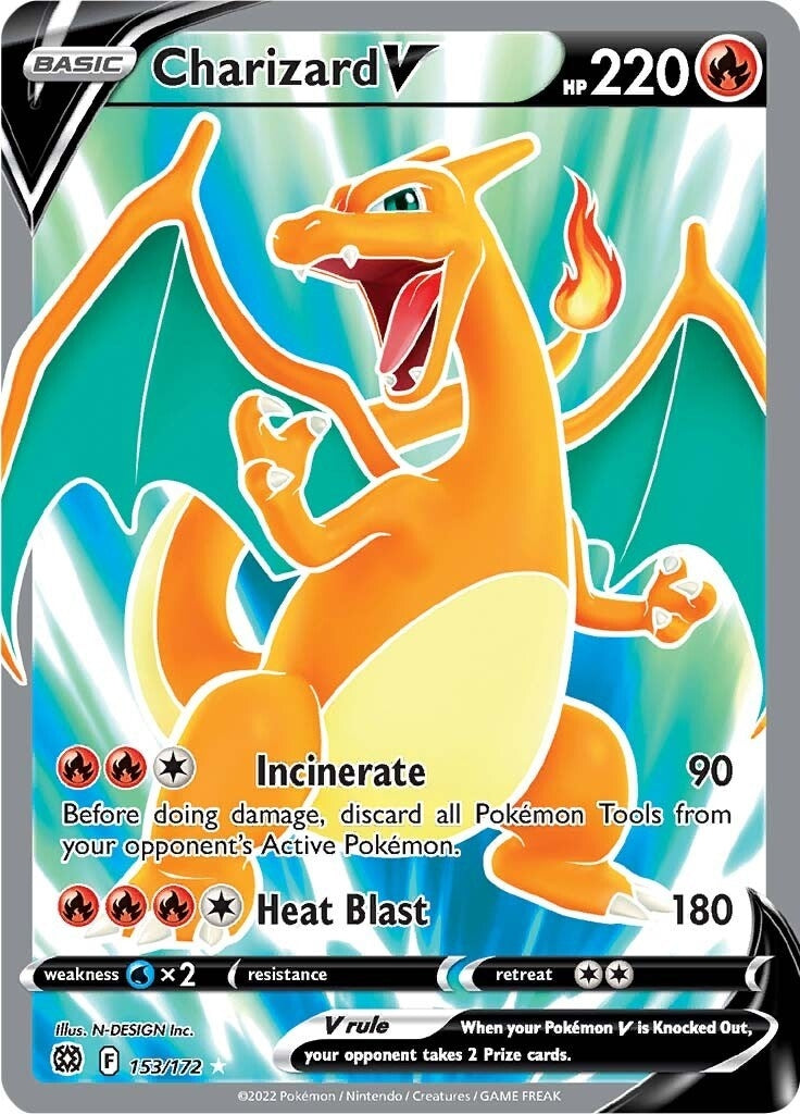 Image for Charizard V (Full Art) (SWSH09: Brilliant Stars) (153/172) - Pokemon
