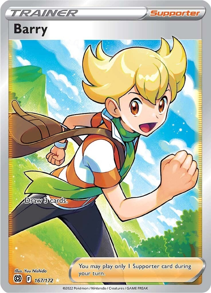Image for Barry (Full Art) (SWSH09: Brilliant Stars) (167/172) - Pokemon