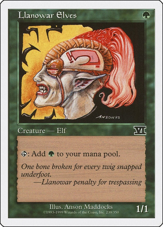 Image for Llanowar Elves (Classic Sixth Edition) (239) - Magic: The Gathering