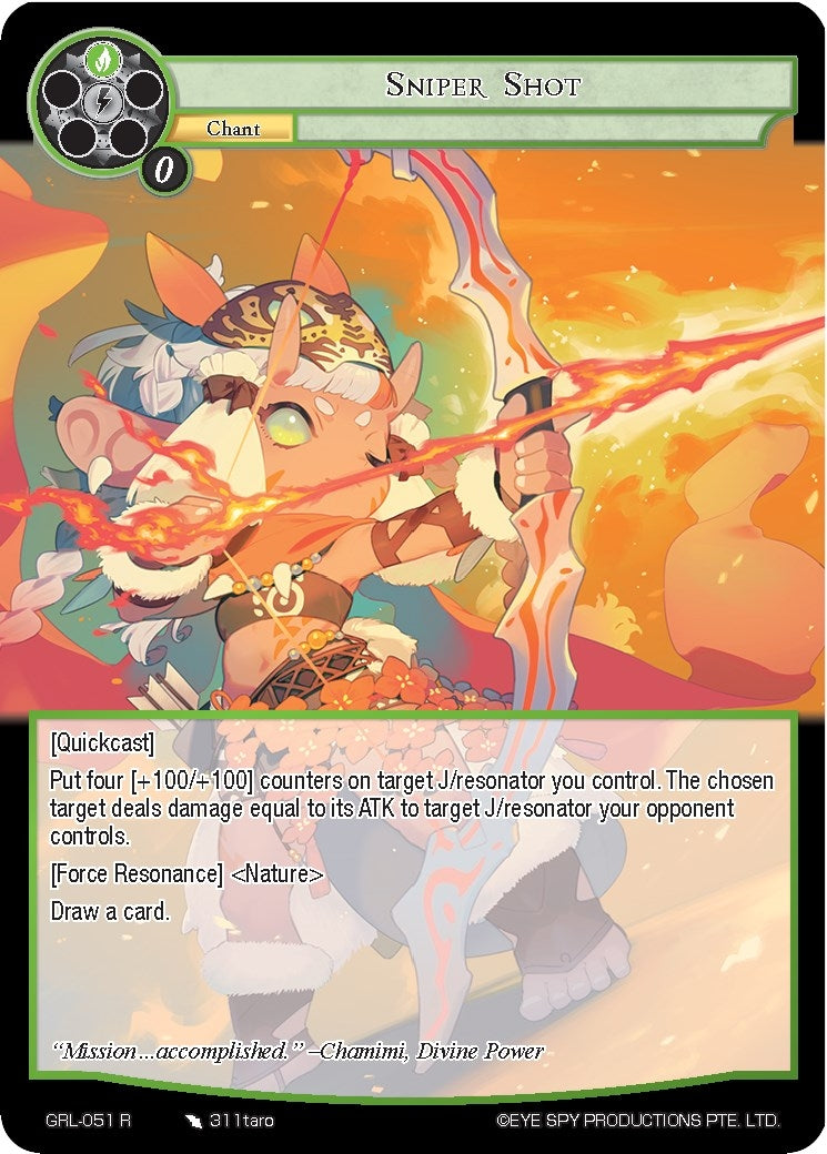 Image for Sniper Shot (Game of Gods: Reloaded) (GRL-051) - Force of Will