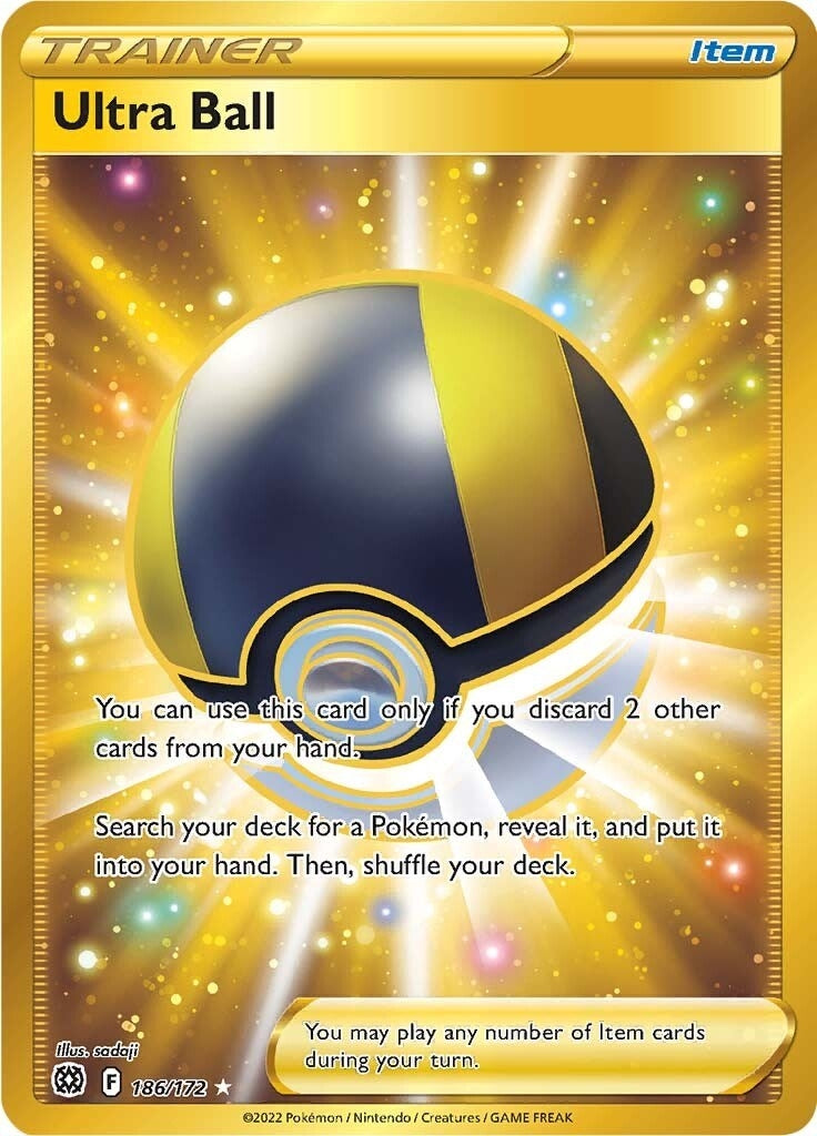 Image for Ultra Ball (Secret) (SWSH09: Brilliant Stars) (186/172) - Pokemon