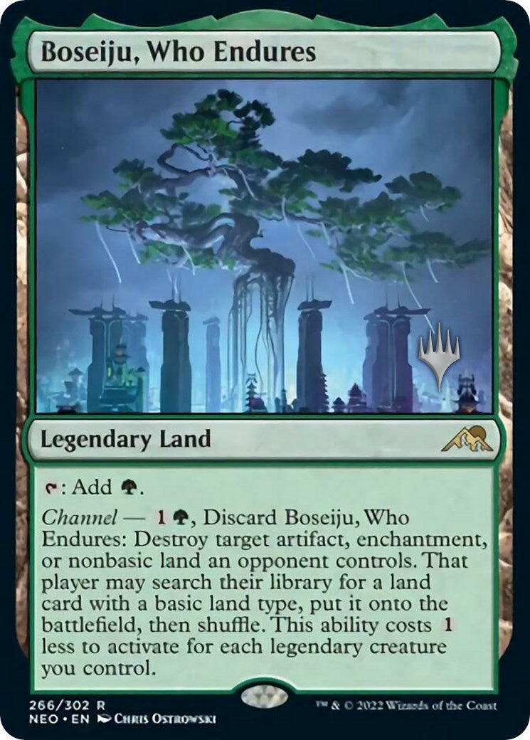 Image for Boseiju, Who Endures (Promo Pack: Kamigawa: Neon Dynasty) (266) - Magic: The Gathering
