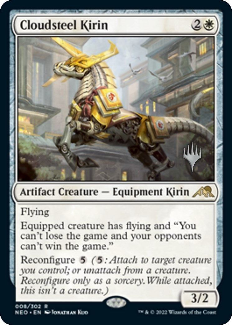 Image for Cloudsteel Kirin (Promo Pack: Kamigawa: Neon Dynasty) (8) - Magic: The Gathering
