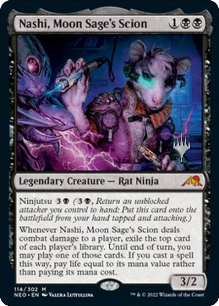 Image for Nashi, Moon Sage's Scion (Promo Pack: Kamigawa: Neon Dynasty) (114) - Magic: The Gathering