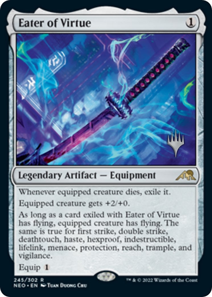Image for Eater of Virtue (Promo Pack: Kamigawa: Neon Dynasty) (245) - Magic: The Gathering