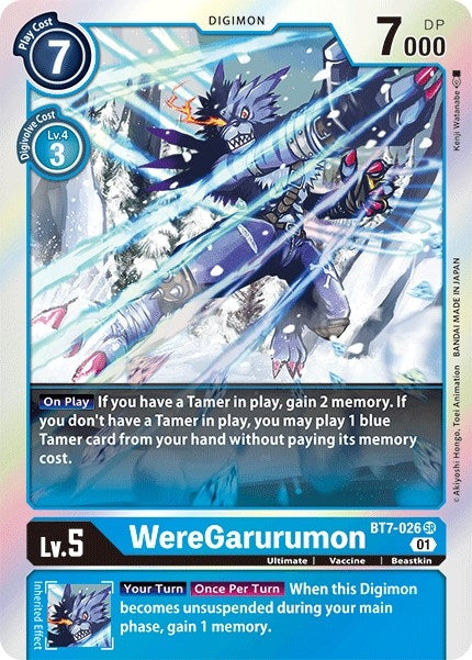 Image for WereGarurumon (BT7-026 SR) [Next Adventure]