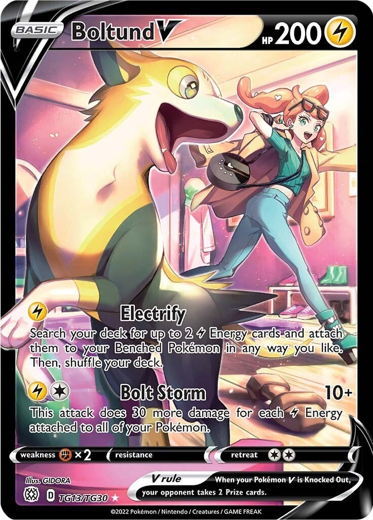 Image for Boltund V (SWSH09: Brilliant Stars Trainer Gallery) (TG13/TG30) - Pokemon