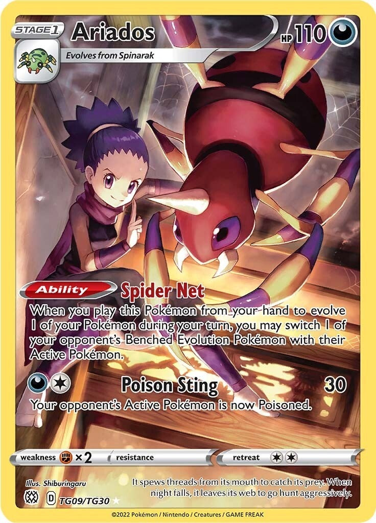 Image for Ariados (SWSH09: Brilliant Stars Trainer Gallery) (TG09/TG30) - Pokemon