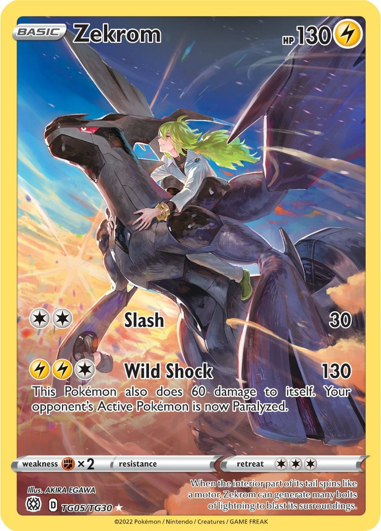 Image for Zekrom (SWSH09: Brilliant Stars Trainer Gallery) (TG05/TG30) - Pokemon