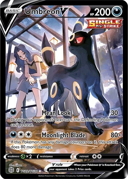 Image for Umbreon V (SWSH09: Brilliant Stars Trainer Gallery) (TG22/TG30) - Pokemon