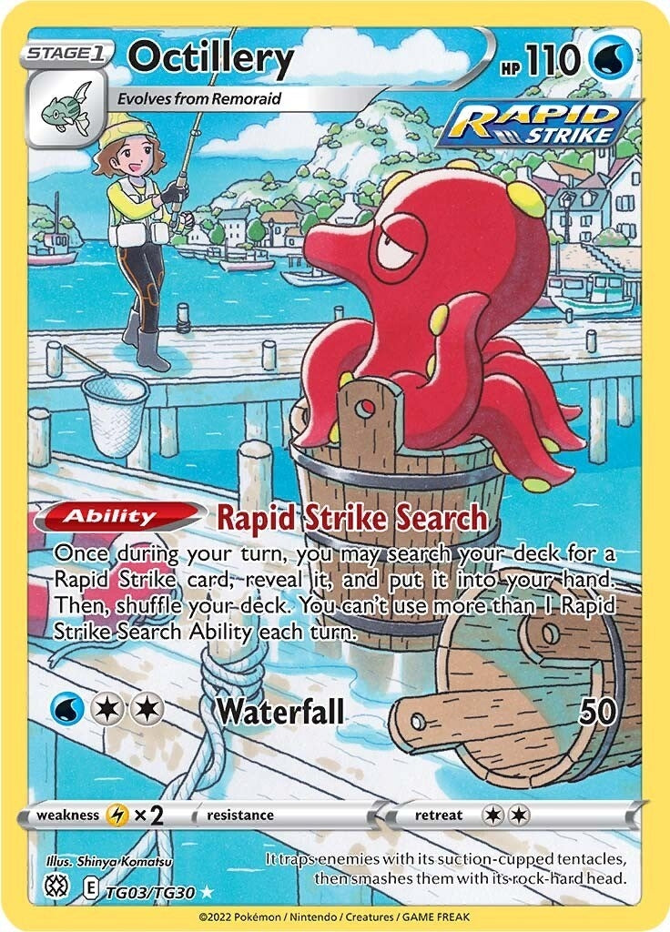 Image for Octillery (SWSH09: Brilliant Stars Trainer Gallery) (TG03/TG30) - Pokemon