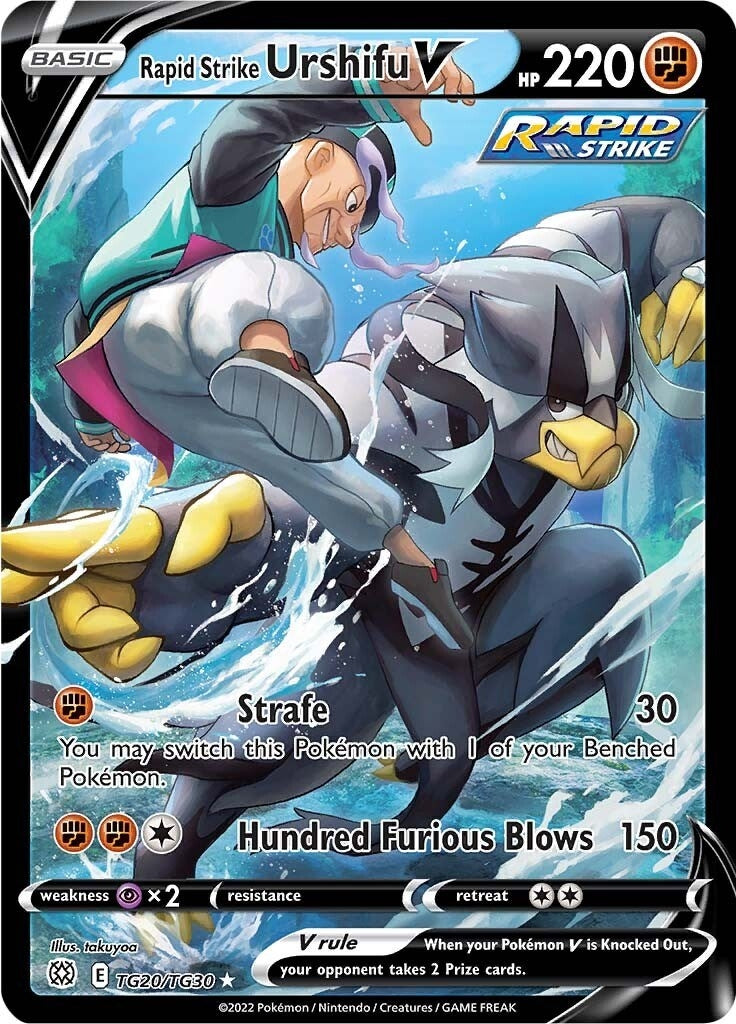 Image for Rapid Strike Urshifu V (SWSH09: Brilliant Stars Trainer Gallery) (TG20/TG30) - Pokemon