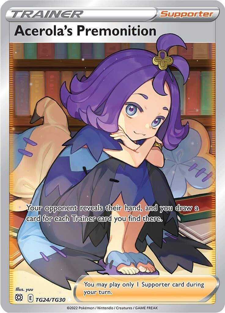 Image for Acerola's Premonition (SWSH09: Brilliant Stars Trainer Gallery) (TG24/TG30) - Pokemon