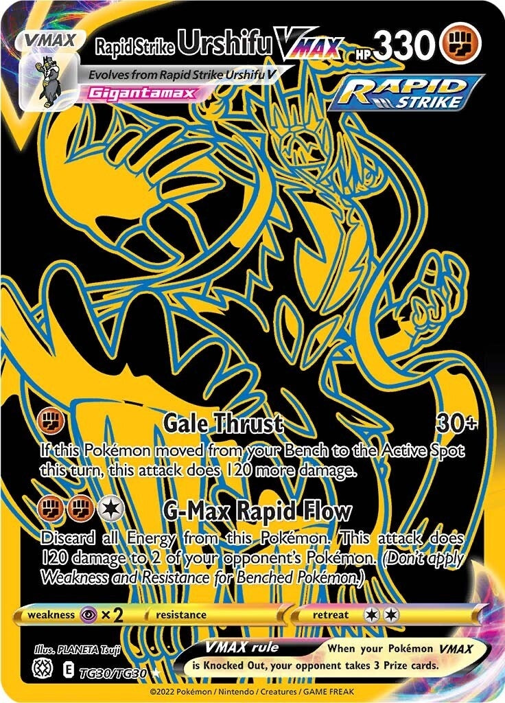 Image for Rapid Strike Urshifu VMAX (Secret) (SWSH09: Brilliant Stars Trainer Gallery) (TG30/TG30) - Pokemon