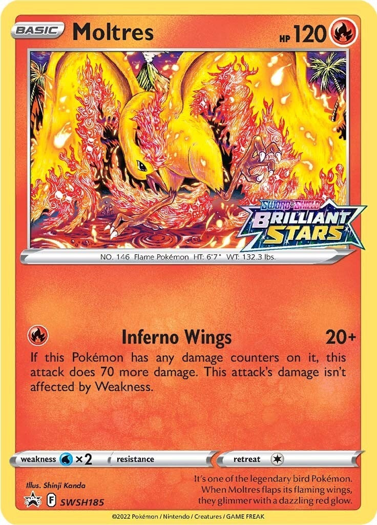 Image for Moltres - SWSH185 (SWSH: Sword & Shield Promo Cards) (SWSH185) - Pokemon