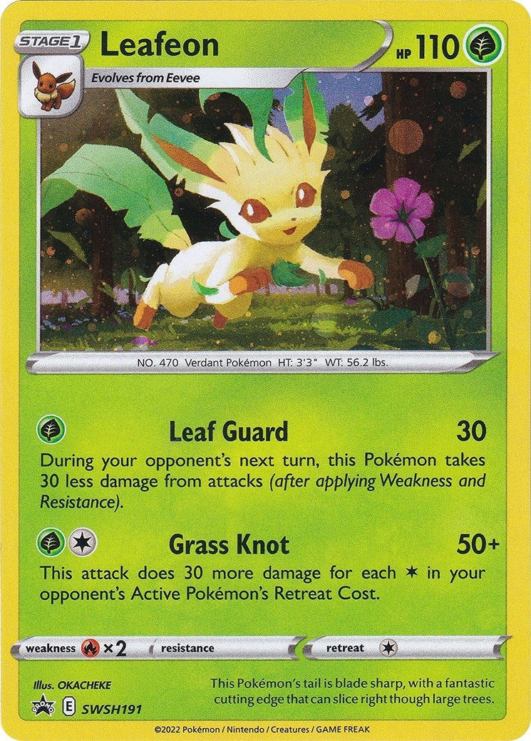Image for Leafeon - SWSH191 (SWSH: Sword & Shield Promo Cards) (SWSH191) - Pokemon