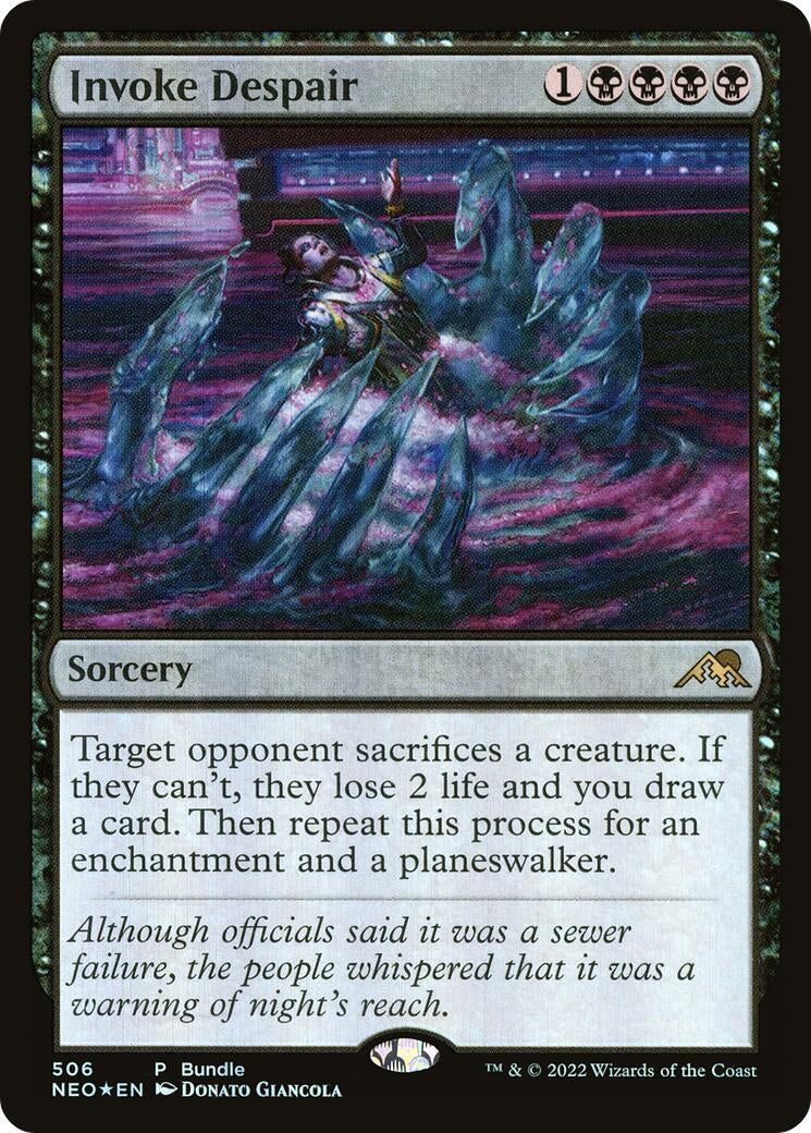 Image for Invoke Despair (NEO Bundle) - Magic: The Gathering