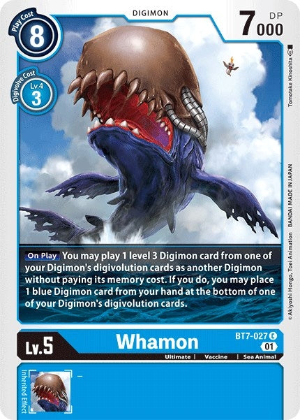 Image for Whamon (BT7-027 C) [Next Adventure]