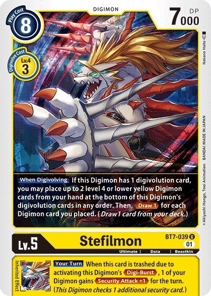 Image for Stefilmon (BT7-039 U) [Next Adventure]