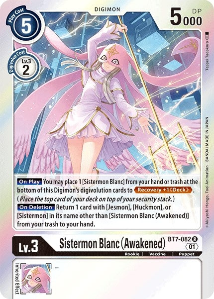 Image for Sistermon Blanc (Awakened) (BT7-082 R) [Next Adventure]