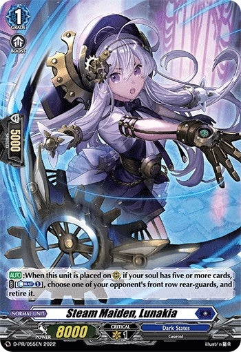 Image for Steam Maiden, Lunakia (Holo Foil) (D Promo Cards) (D-PR/055EN) - Cardfight Vanguard