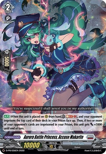 Image for Aurora Battle Princess, Accuse Makarite (D Promo Cards) (D-PR/056EN) - Cardfight Vanguard
