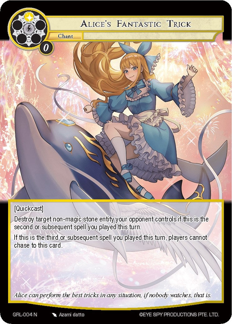 Image for Alice's Fantastic Trick (Game of Gods: Reloaded) (GRL-004) - Force of Will