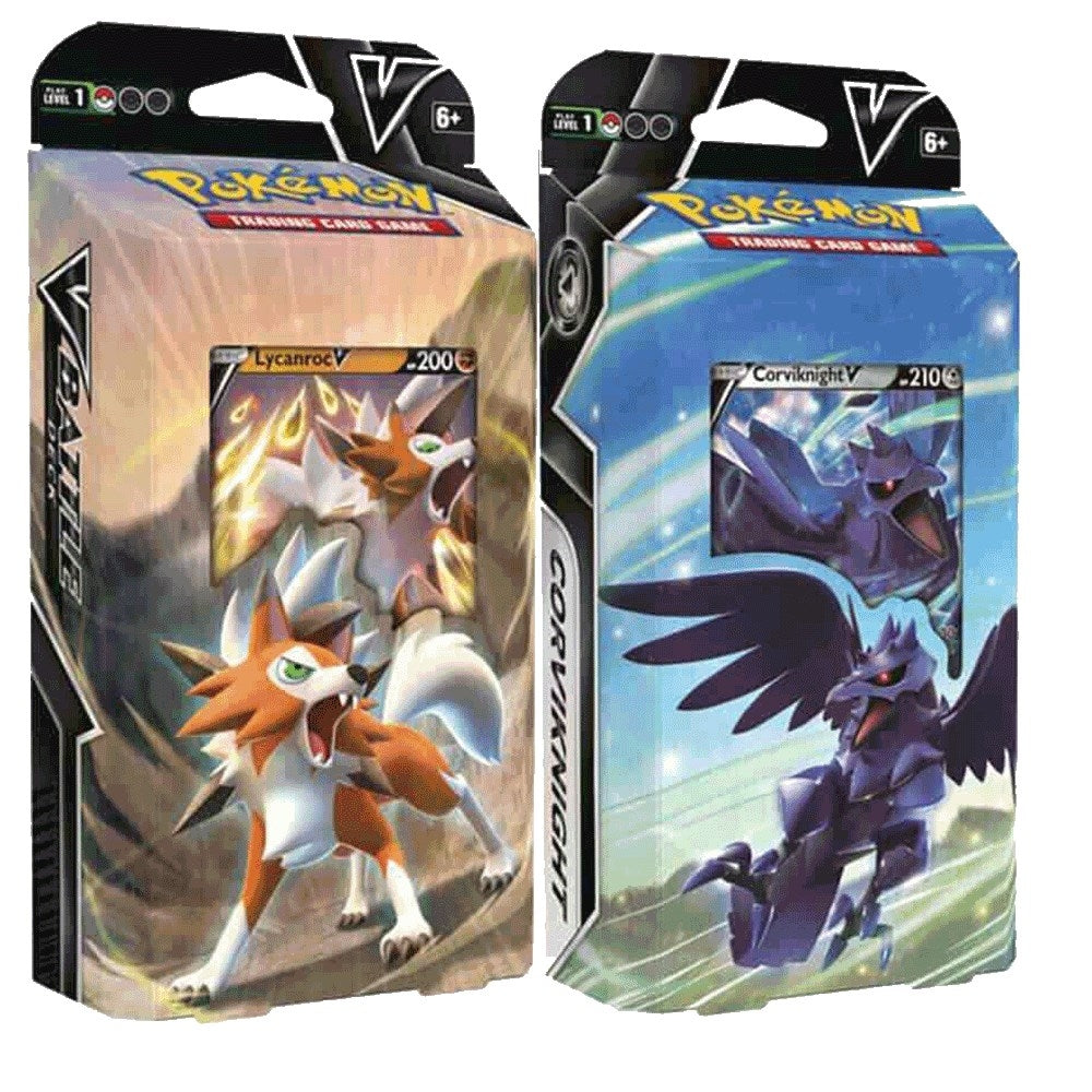 Image for Lycanroc V / Corviknight V Battle Decks [Set of 2] - Pokemon