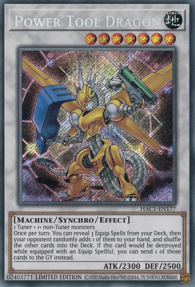 Image for Power Tool Dragon (Hidden Arsenal: Chapter 1) (HAC1-EN177) - YuGiOh