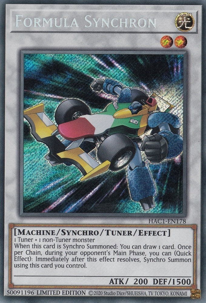 Image for Formula Synchron (Hidden Arsenal: Chapter 1) (HAC1-EN178) - YuGiOh