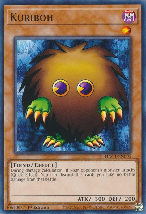 Image for Kuriboh (Hidden Arsenal: Chapter 1) (HAC1-EN005) - YuGiOh