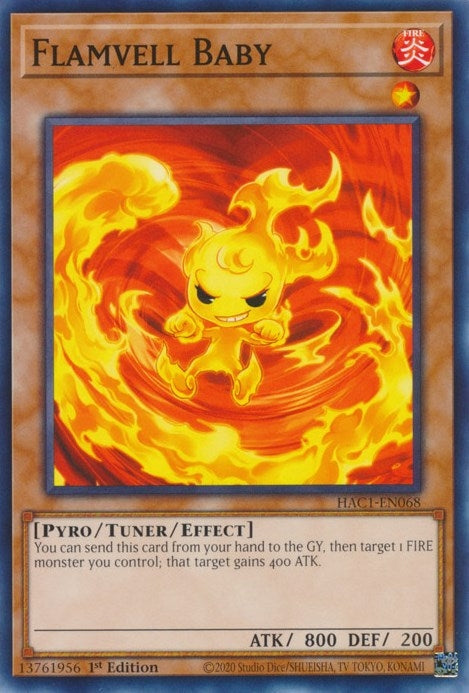 Image for Flamvell Baby (Hidden Arsenal: Chapter 1) (HAC1-EN068) - YuGiOh
