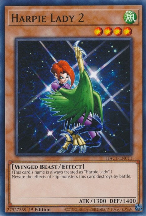 Image for Harpie Lady 2 (Hidden Arsenal: Chapter 1) (HAC1-EN011) - YuGiOh